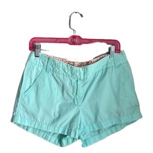 J. Crew Chino Shorts Women's Size 6 Mint Green